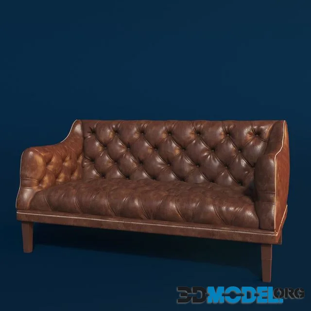 Sofa with buttons