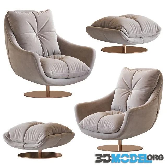 Sophia Swivel armchair