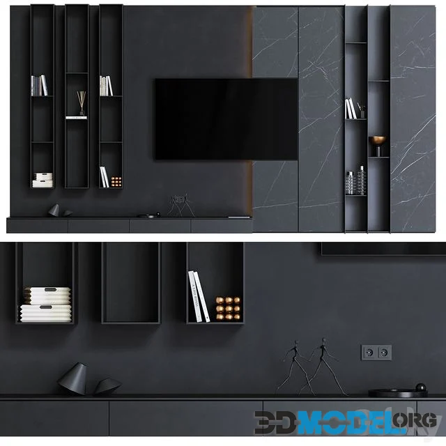 Tv set 001 black