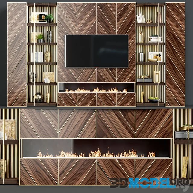 TV wall modern 44
