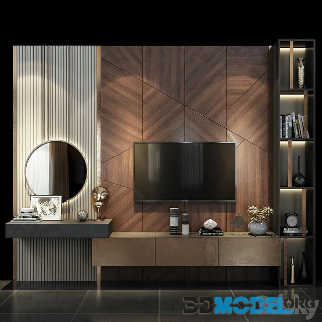 TV wall set 218