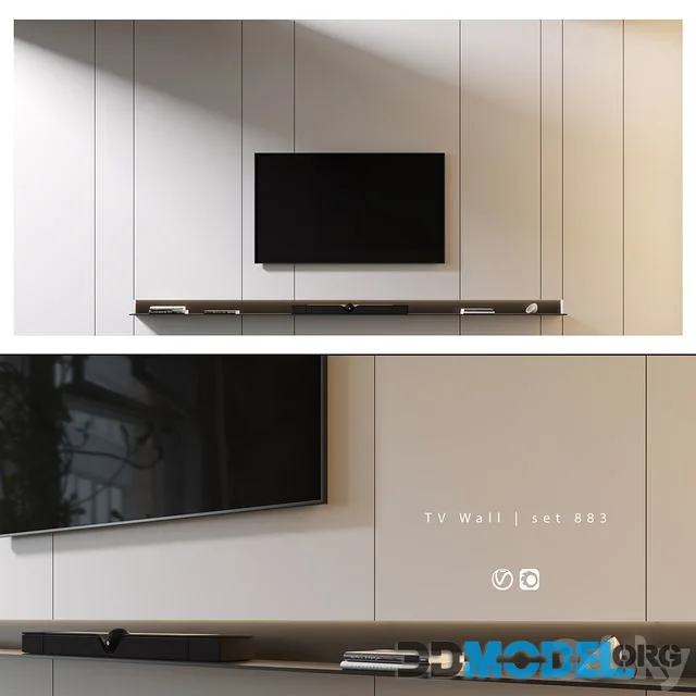 TV Wall set 883