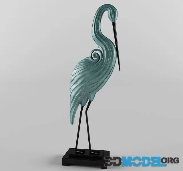 Uttermost Heron Sculpture