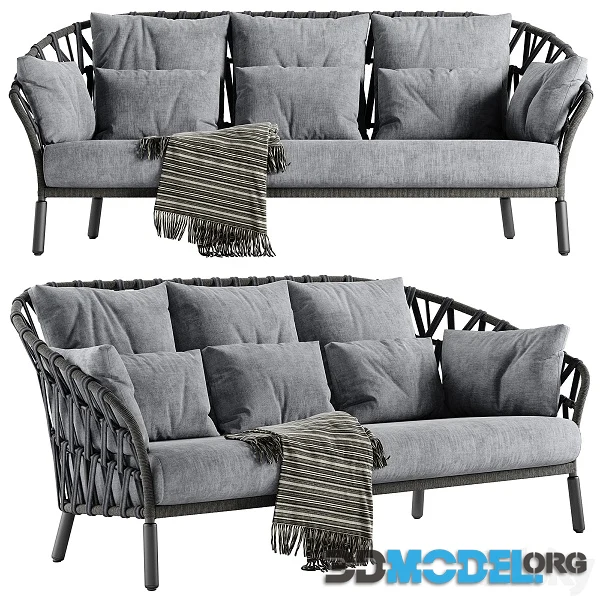 Varaschin Emma Cross Sofa