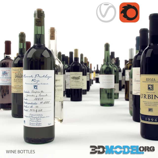 Wine bottles