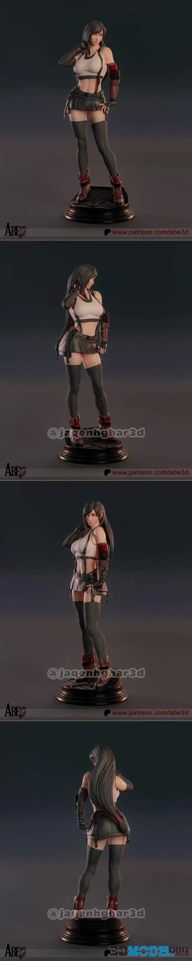 Abe3D - Tifa Lockhart – Printable