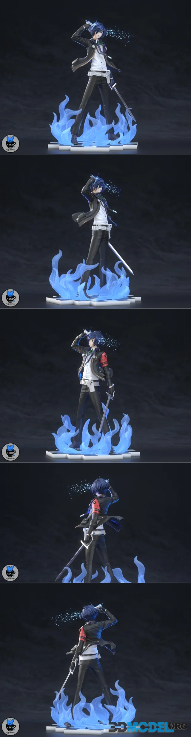 Neko Figurines - Makoto Yuki – Printable