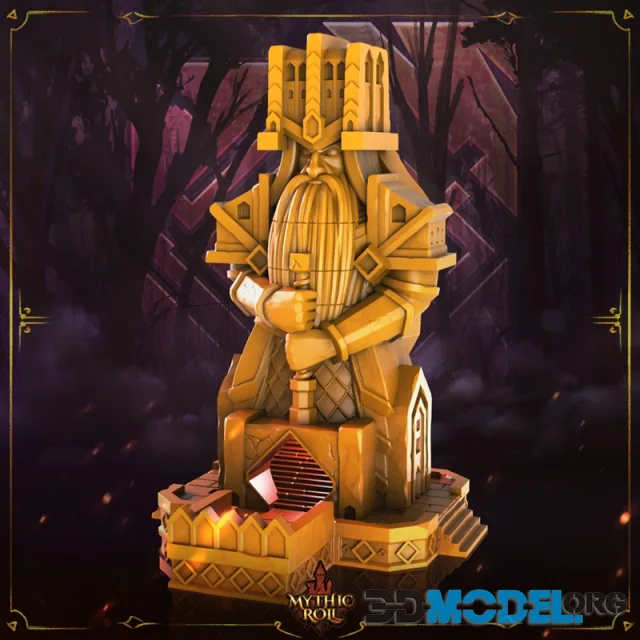 Dice Tower - Baldur's Shrine – Printable