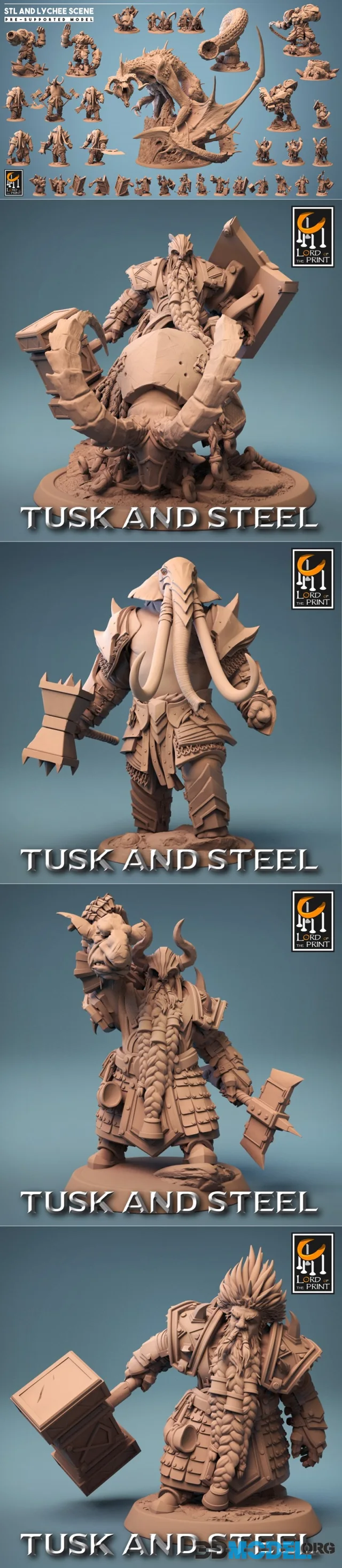 Lord of the Print - Tusk and Steel August 2023 – Printable