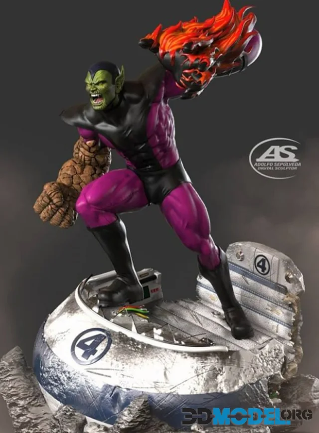 Super Skrull 2 – Printable