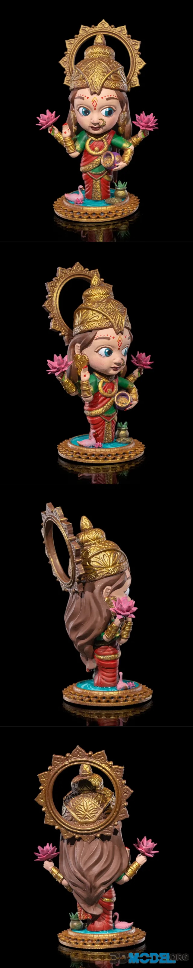 Chibi Lakshmi Goddess of Wealth – Printable