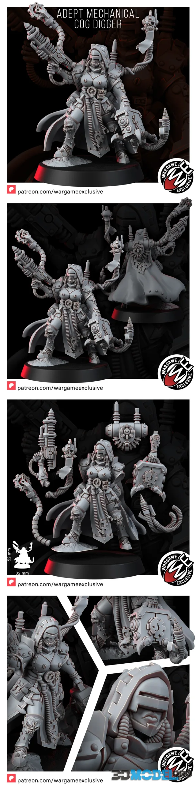 Mechanic Adept Cog Digger – Printable