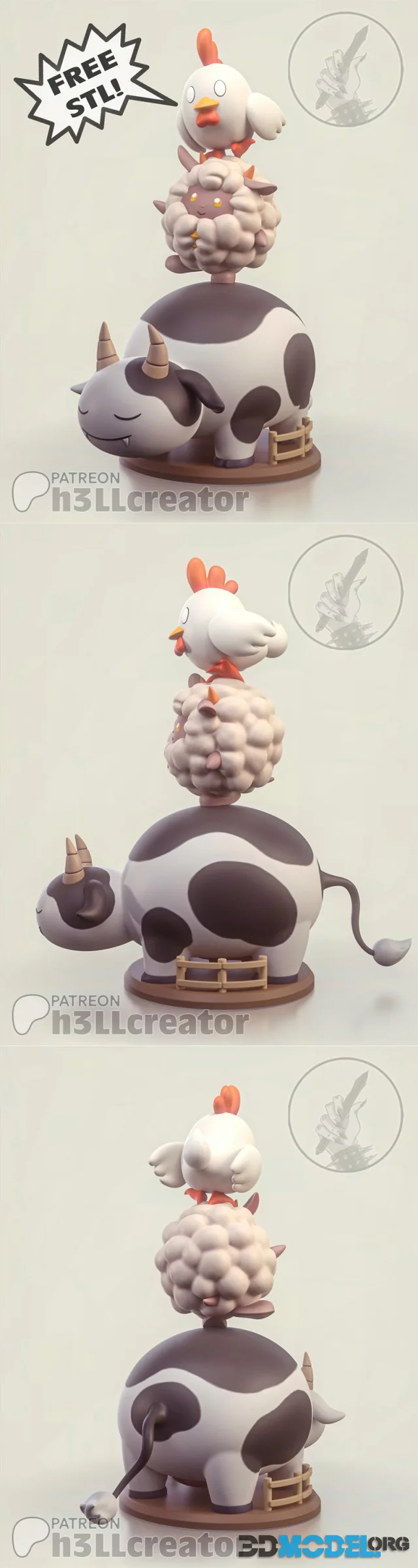 h3LL creator - Palworld Diorama – Printable