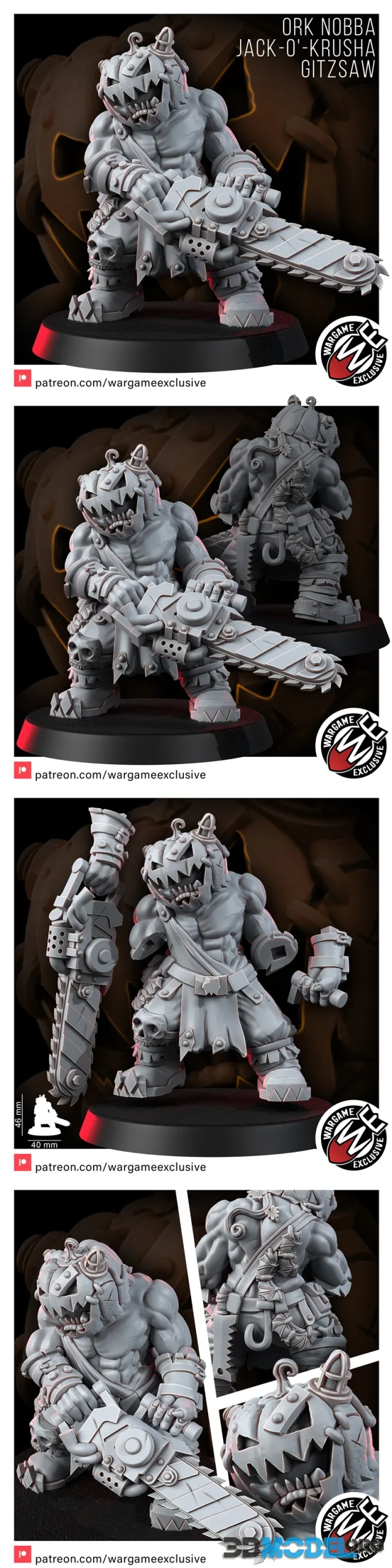 Ork Nobba Jack-o-Krusha Gitzsaw – Printable