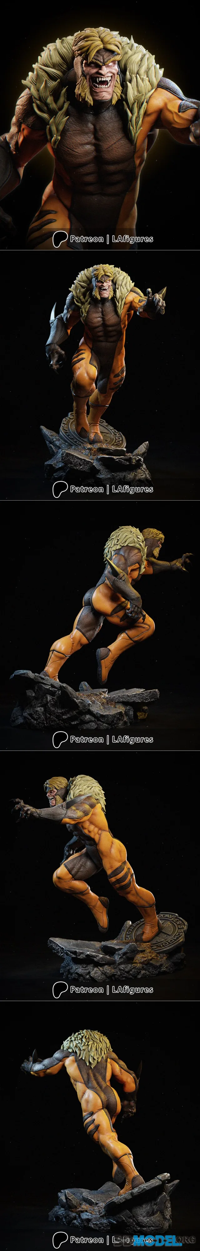 L.A. Figures - Sabretooth - X-Men – Printable