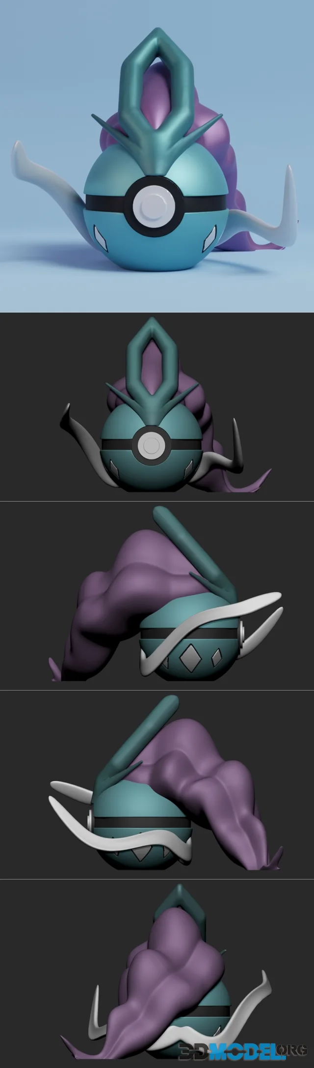 Pokeball Suicune – Printable
