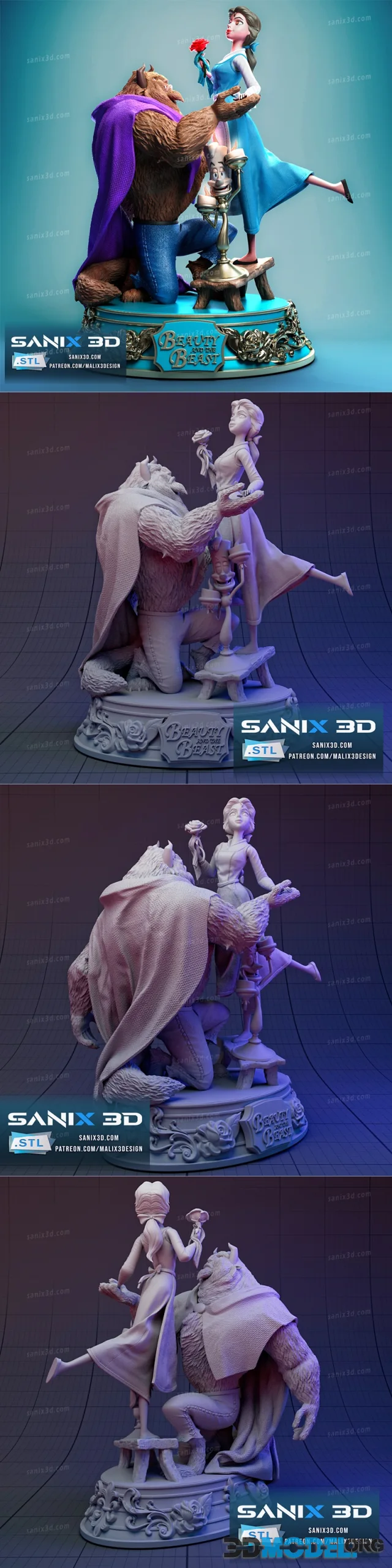 Sanix - Beauty and the Beast – Printable