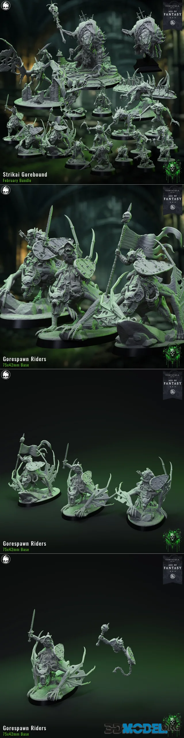 Fleshcraft Studio - Gorespawn Riders – Printable