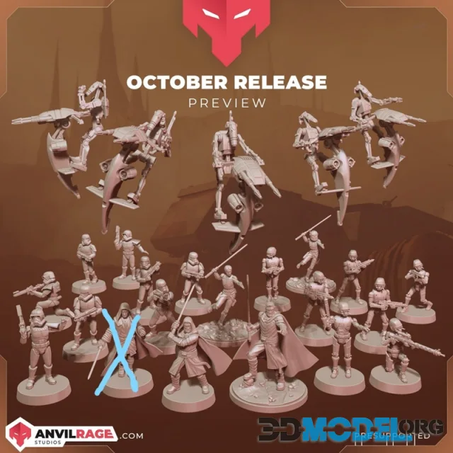 Anvilrage Studios October 2023 – Printable