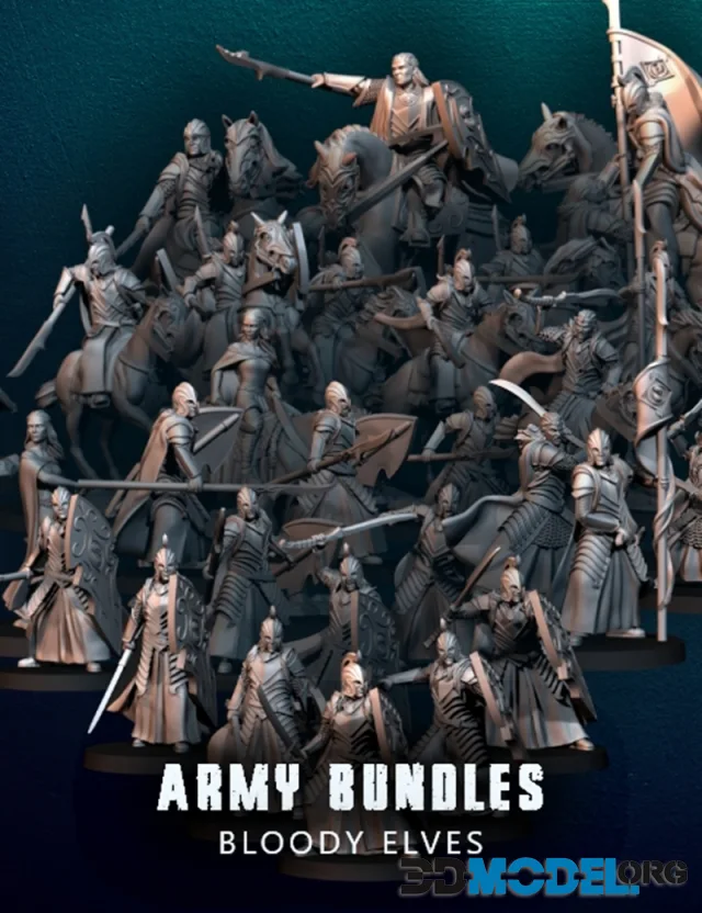 Bloody Elves Army – Printable