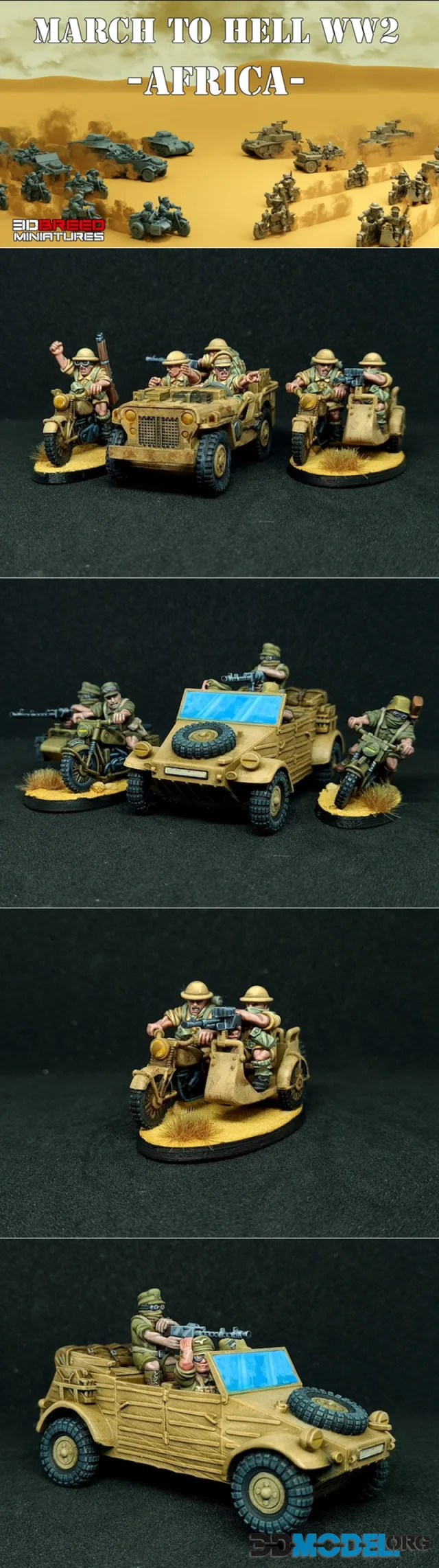 March to Hell WW2 Africa – Printable