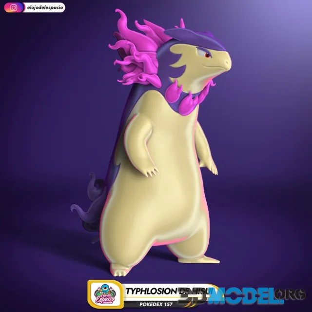 Typhlosion de Hisui – Printable