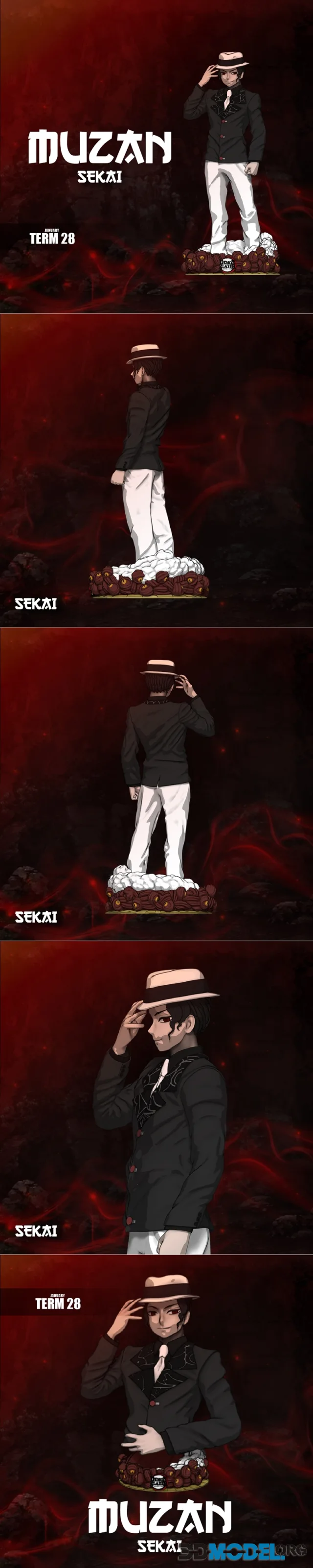 Sekai - Muzan Statue and Bust – Printable