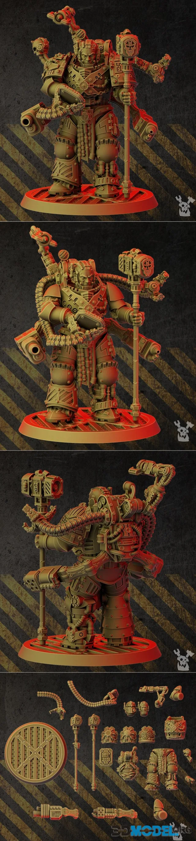 Alloy Master, warpsmith, HQ infantry – Printable