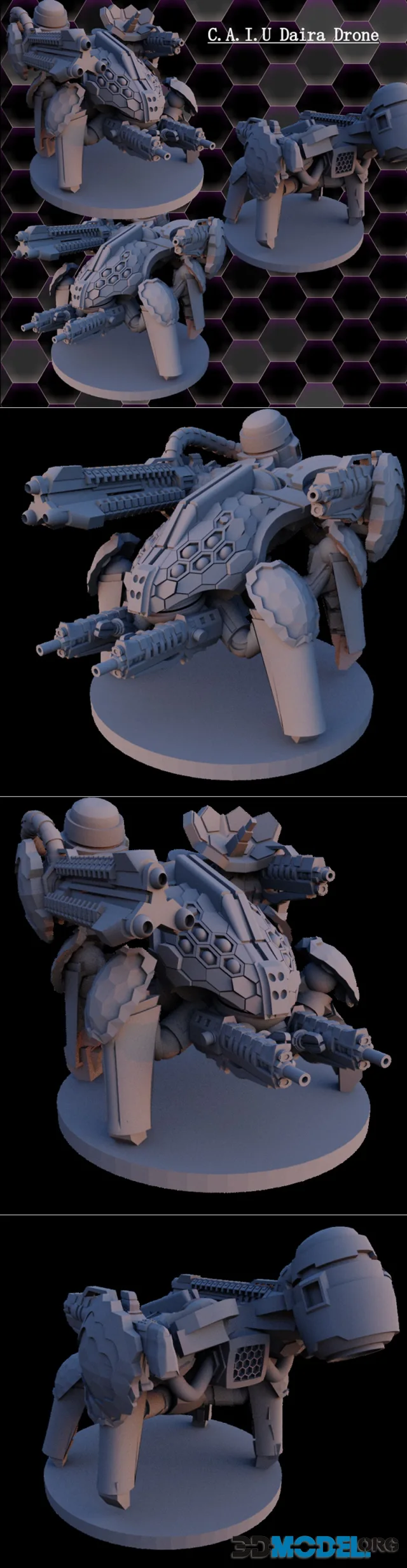 Space AI Daira rebot remote – Printable