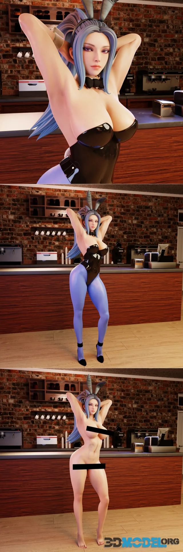 QB Works - Bunnygirls v2 – Printable