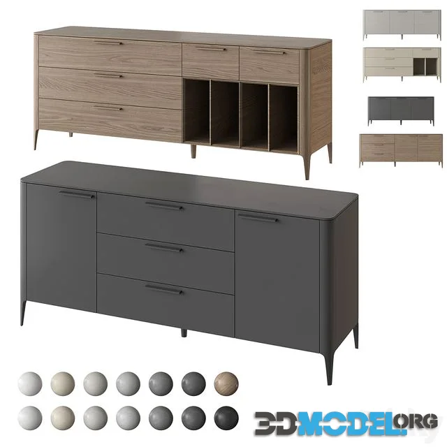 Cabinet 6 size Type Ellipse 14 colors