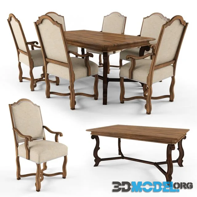 Century Furniture Table and Chairs
