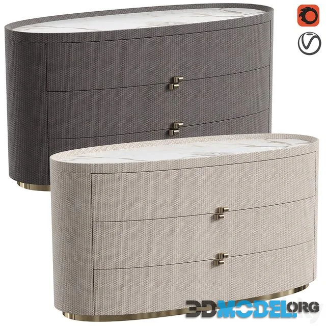 Chest of drawers BOHEME by Rugiano