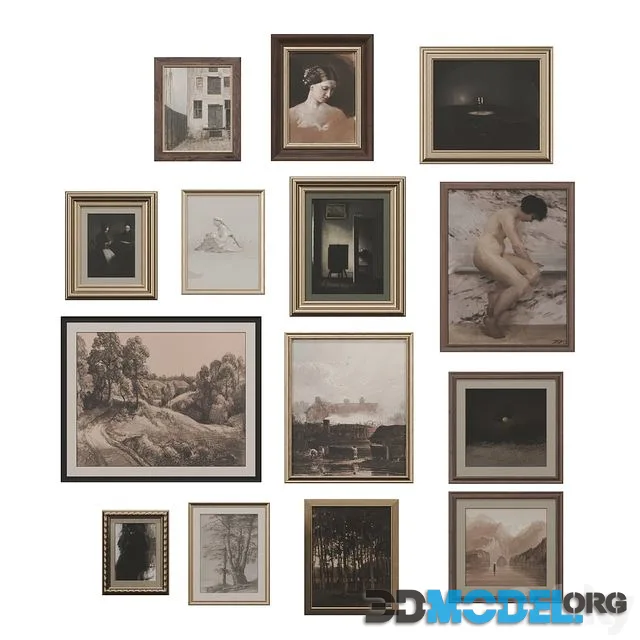 Classic paintings set 31