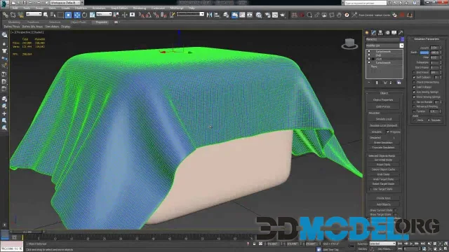 Cloth modifier for 3ds Max - what it does and what it is for