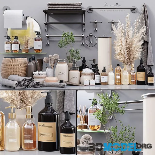 Bathroom Accessories set (Vol 4)