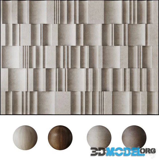 Decorative 3D wall panel 013