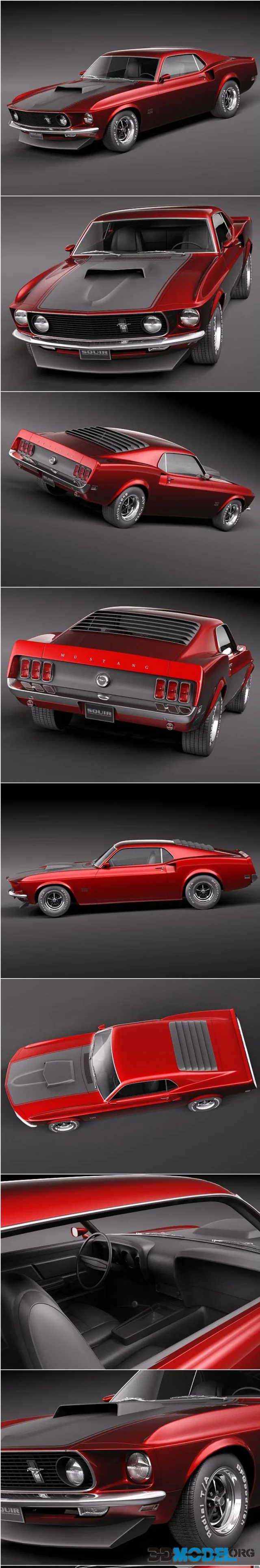 Ford Mustang BOSS 429 1969 (PBR)