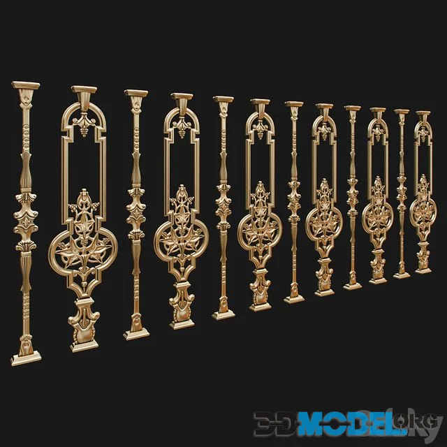 Forged balusters
