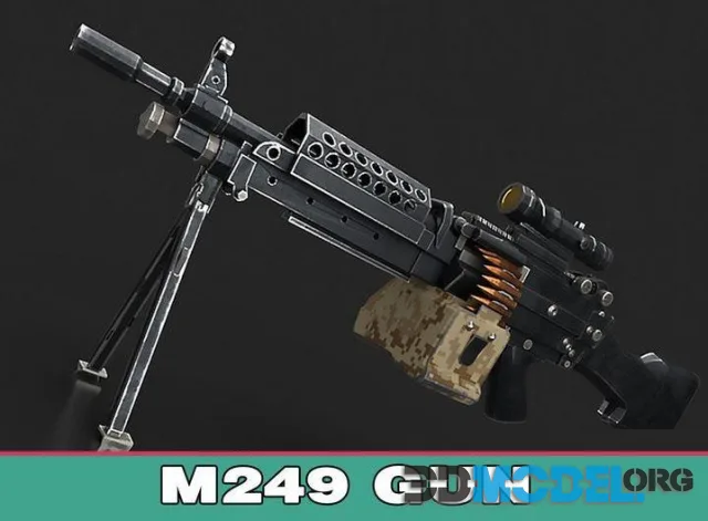 M249 machine gun (PBR)