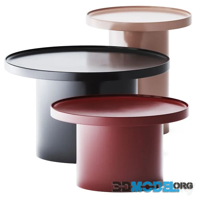 Metal Round Plateau Coffee Table by Bolia