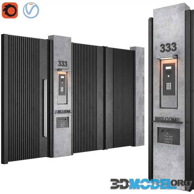 Modern door 09