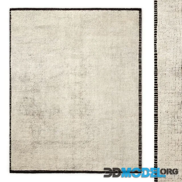 Parallelo Hand-Knotted Wool Rug RH