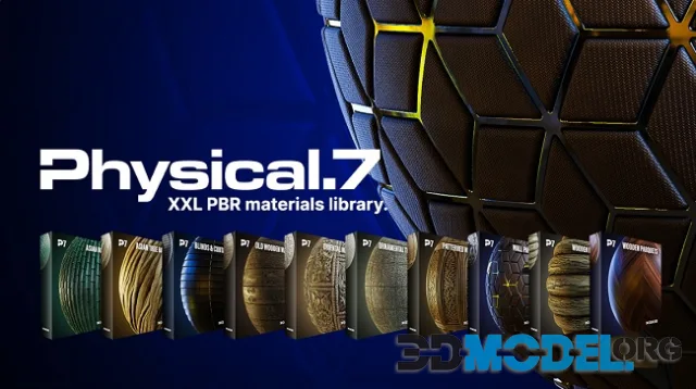 CGAxis – Physical 7 – PBR Materials Collection (Complete)
