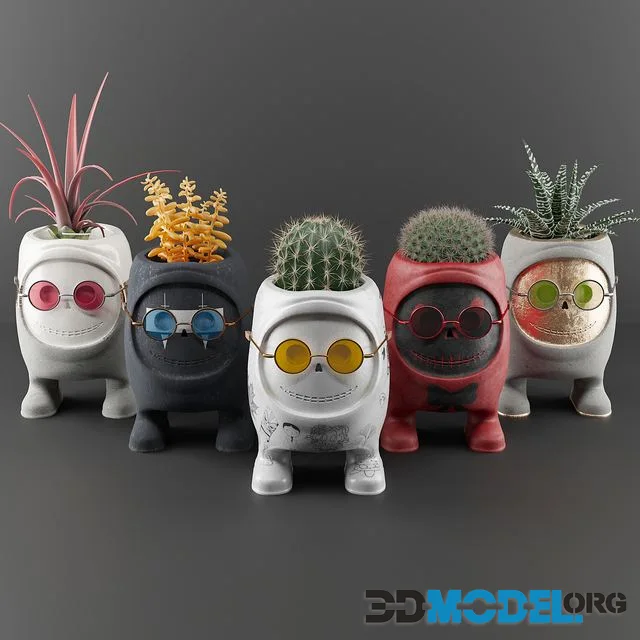 Plant pot set 002
