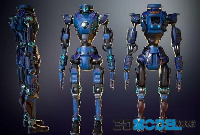 Sci-fi mech (PBR)