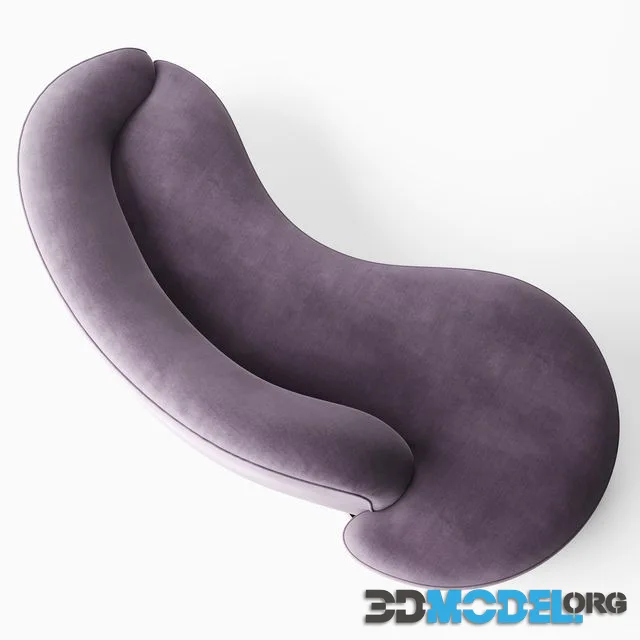 Serpentine Sofa with Arm