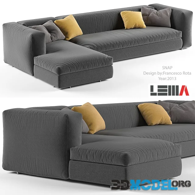 Snap sofa by Lema