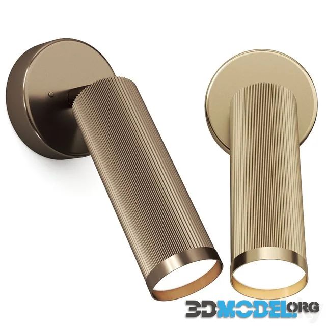 Spot Switched Wall Light Bronze By J Adams