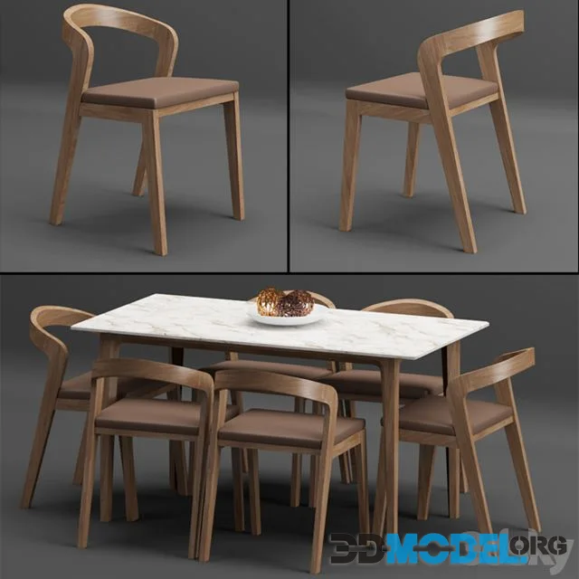 Table + chair_set_002